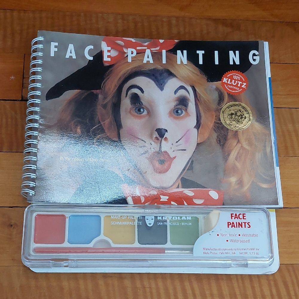 💜5/$25💜 Klutz Face Painting Book Instructions Guide